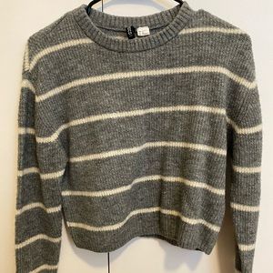 H&M Striped Knit Sweater